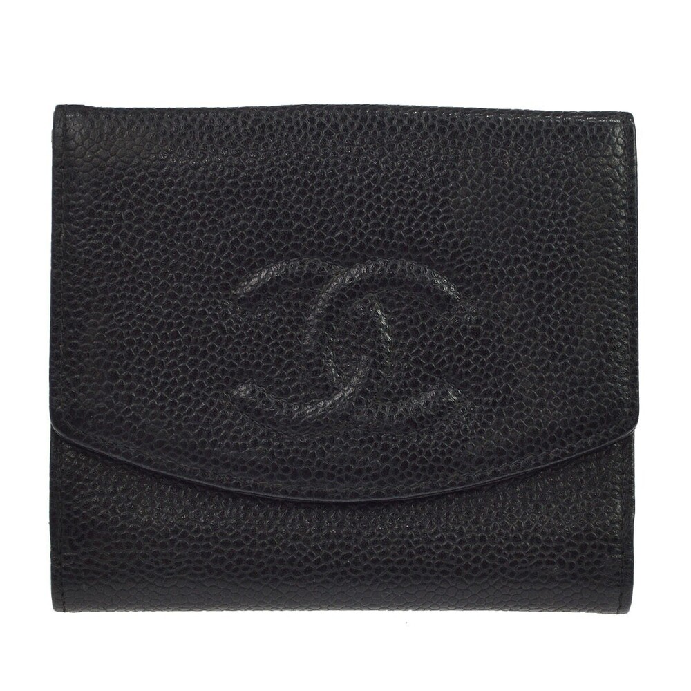 Chanel Vintage Timeless Bifold Caviar Compact